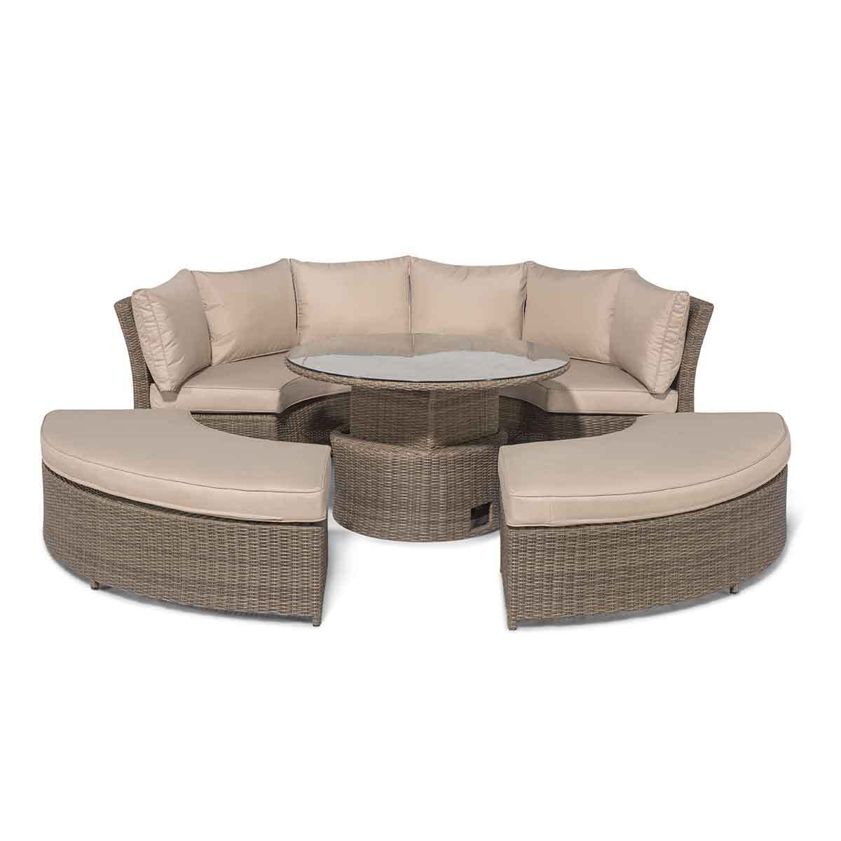 Maze - Winchester Rattan Lifestyle Suite with Rising Table - Blythe Living