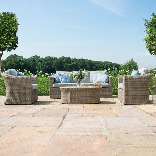 Maze - Oxford 3 Seat Rattan Sofa Set - Blythe Living