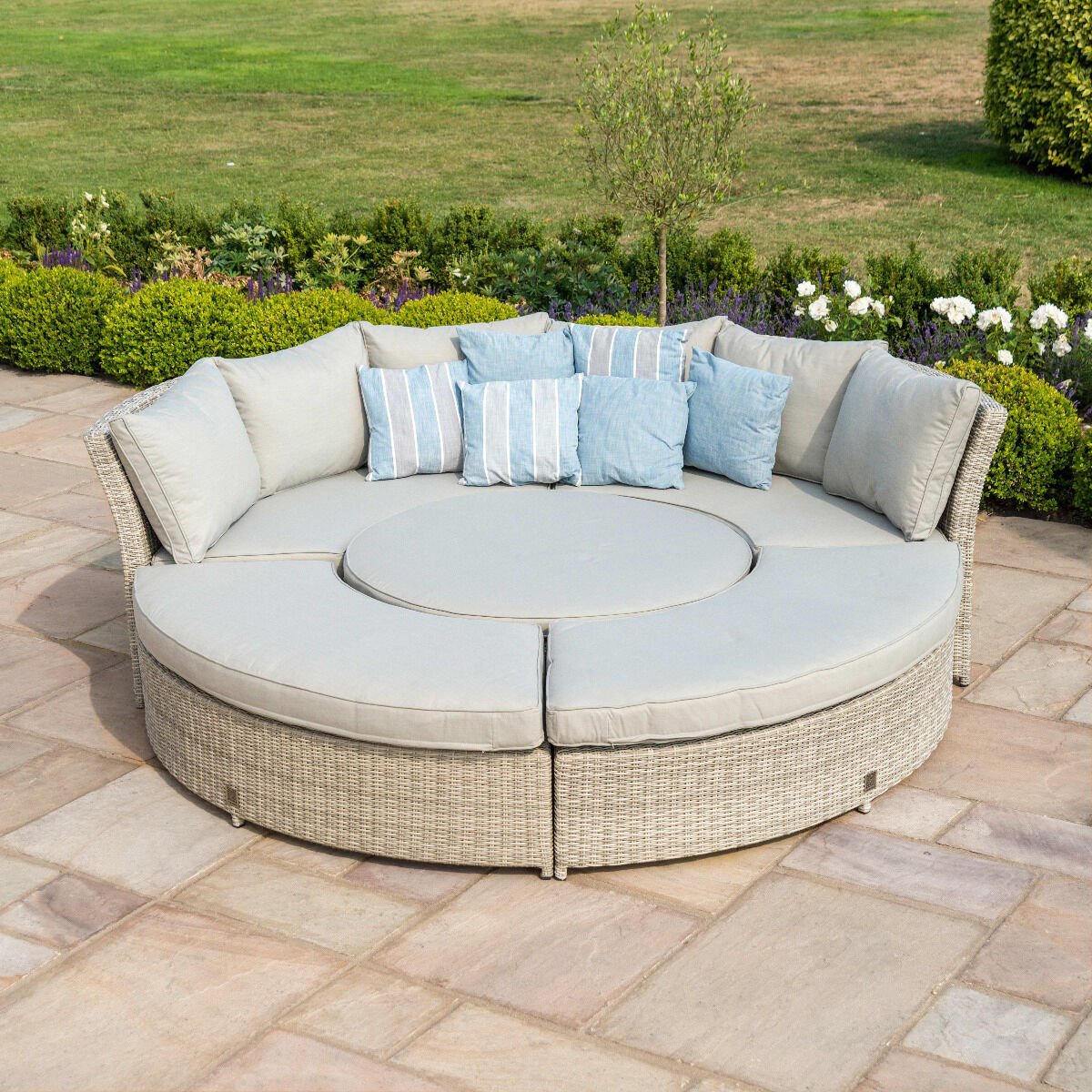 Maze - Oxford Rattan Lifestyle Suite with Rising Table - Blythe Living