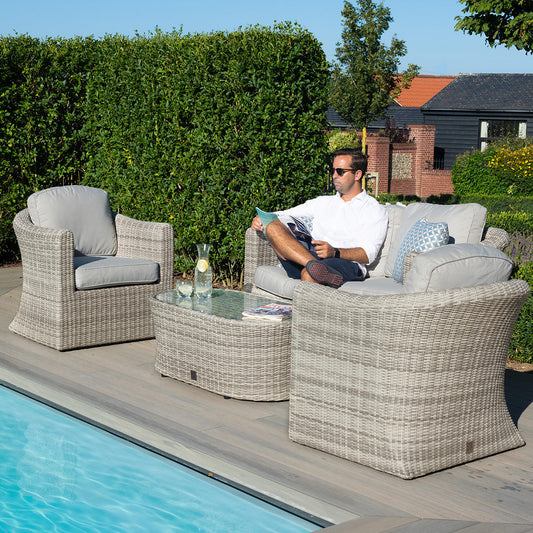 Maze - Oxford 2 Seat Rattan Sofa Set - Blythe Living