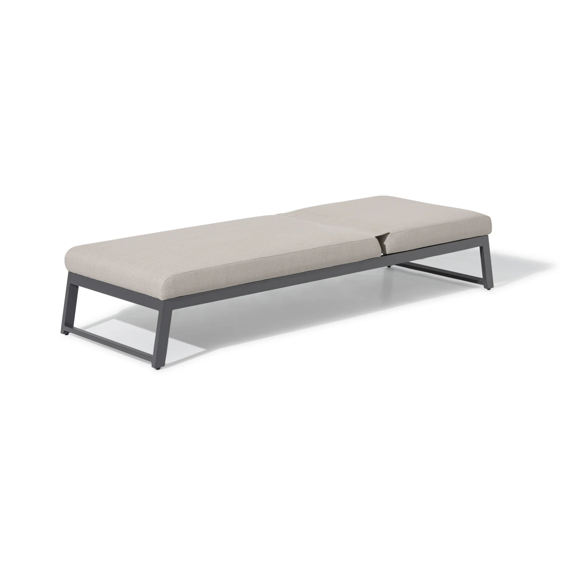 Maze - Outdoor Fabric Allure Sun Lounger - Oatmeal - Blythe Living