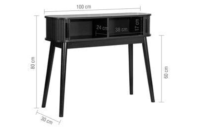 AXEL CONSOLE TABLE BLACK - Blythe Living
