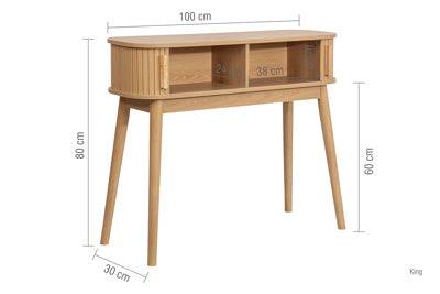 AXEL CONSOLE TABLE OAK - Blythe Living