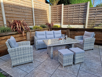 Amy Sofa Dining Set - Blythe Living