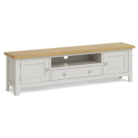 Best Guildford Grey 180cm Extra Large TV Stand