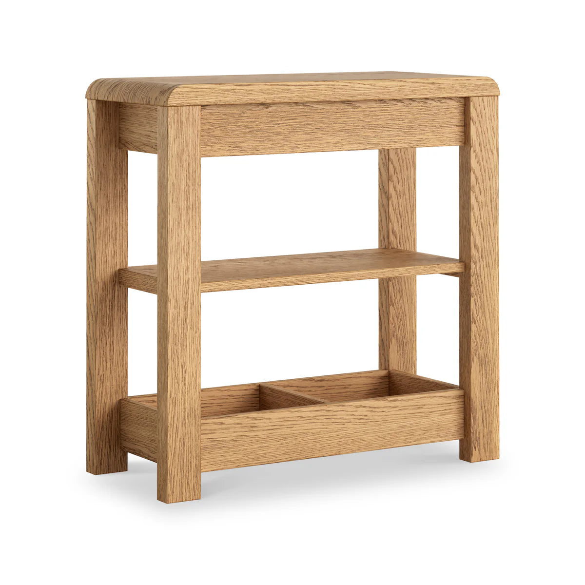 Best Thurlestone Curved Oak Slim Sofa Side Table at Low Cost