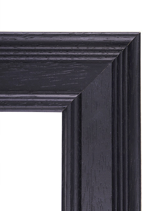 Lion Print 'Courage' by Amy Ansell - Black Square Frame - Blythe Living