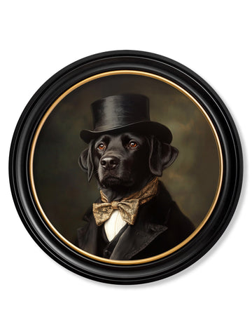 Lord Wagsalot - Oxford round frame - Blythe Living