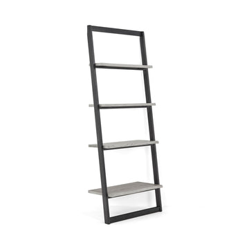 Brooklyn Oak Slim Ladder Bookcase - Blythe Living