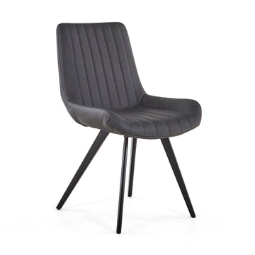 Brooklyn Dining Chair Charcoal - Blythe Living