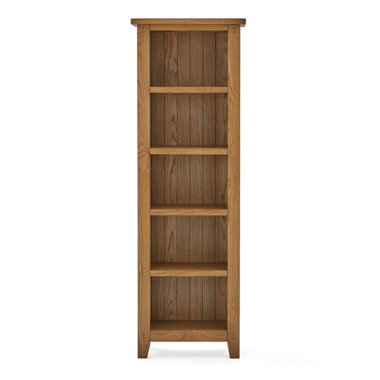 Burford Oak Slim Bookcase