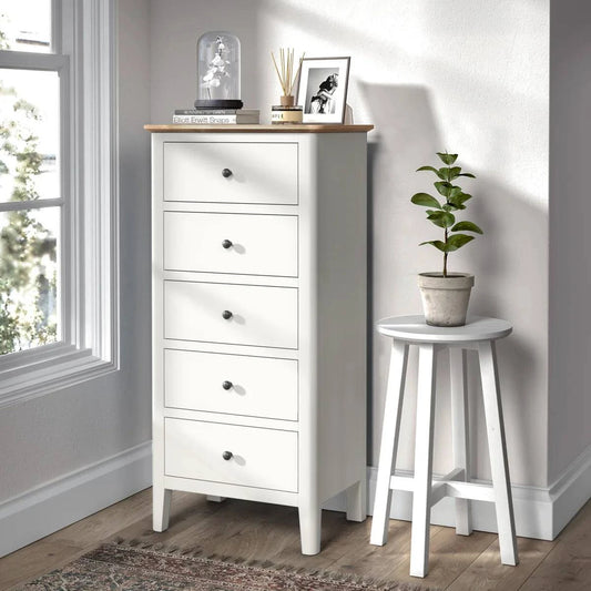 Buy Marlow White Tallboy Chest Online