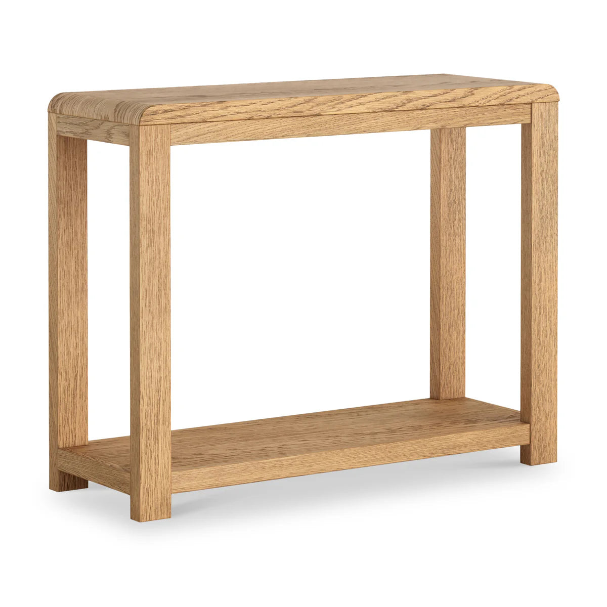 Buy Thurlestone Oak 95cm Curved Console Table Online