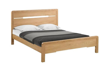 Curve Oak Bed - Blythe Living