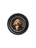 Sir Barkington - Oxford round frame - Blythe Living