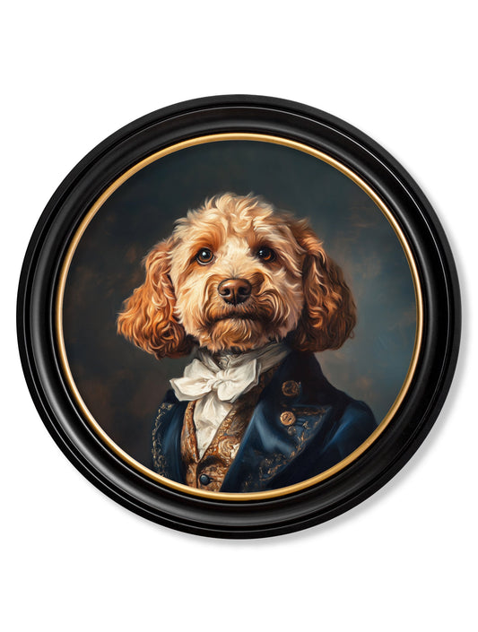 Sir Barkington - Oxford round frame - Blythe Living