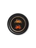 C.1876 Marine Animals in Round Frames - Black - Blythe Living