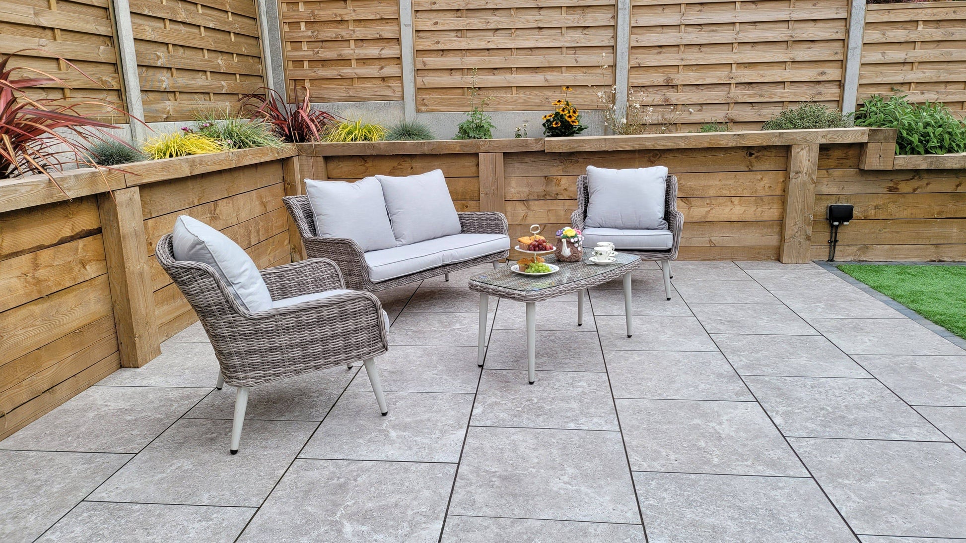 Danielle 4 Seat Sofa Set - Blythe Living