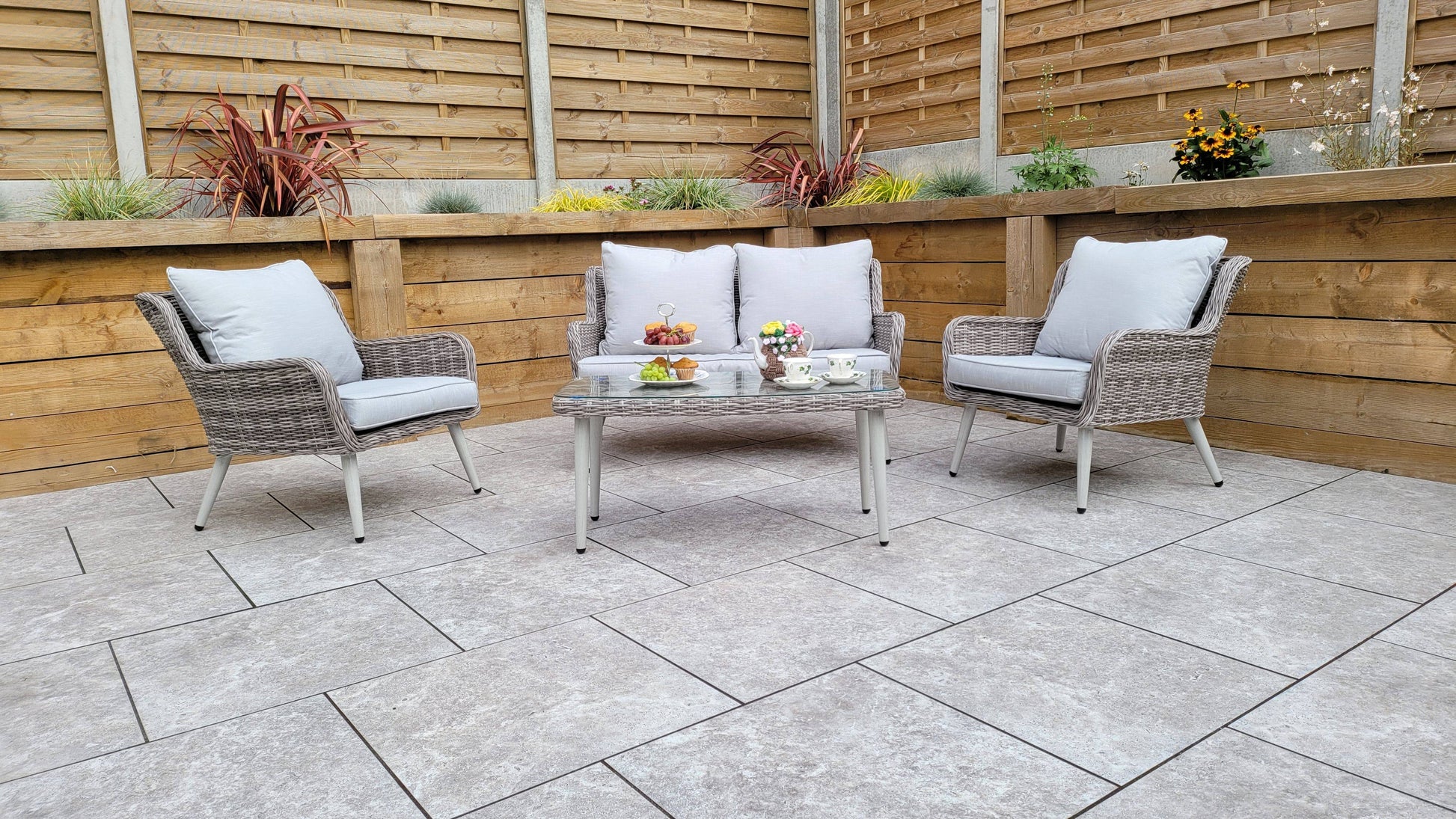 Danielle 4 Seat Sofa Set - Blythe Living