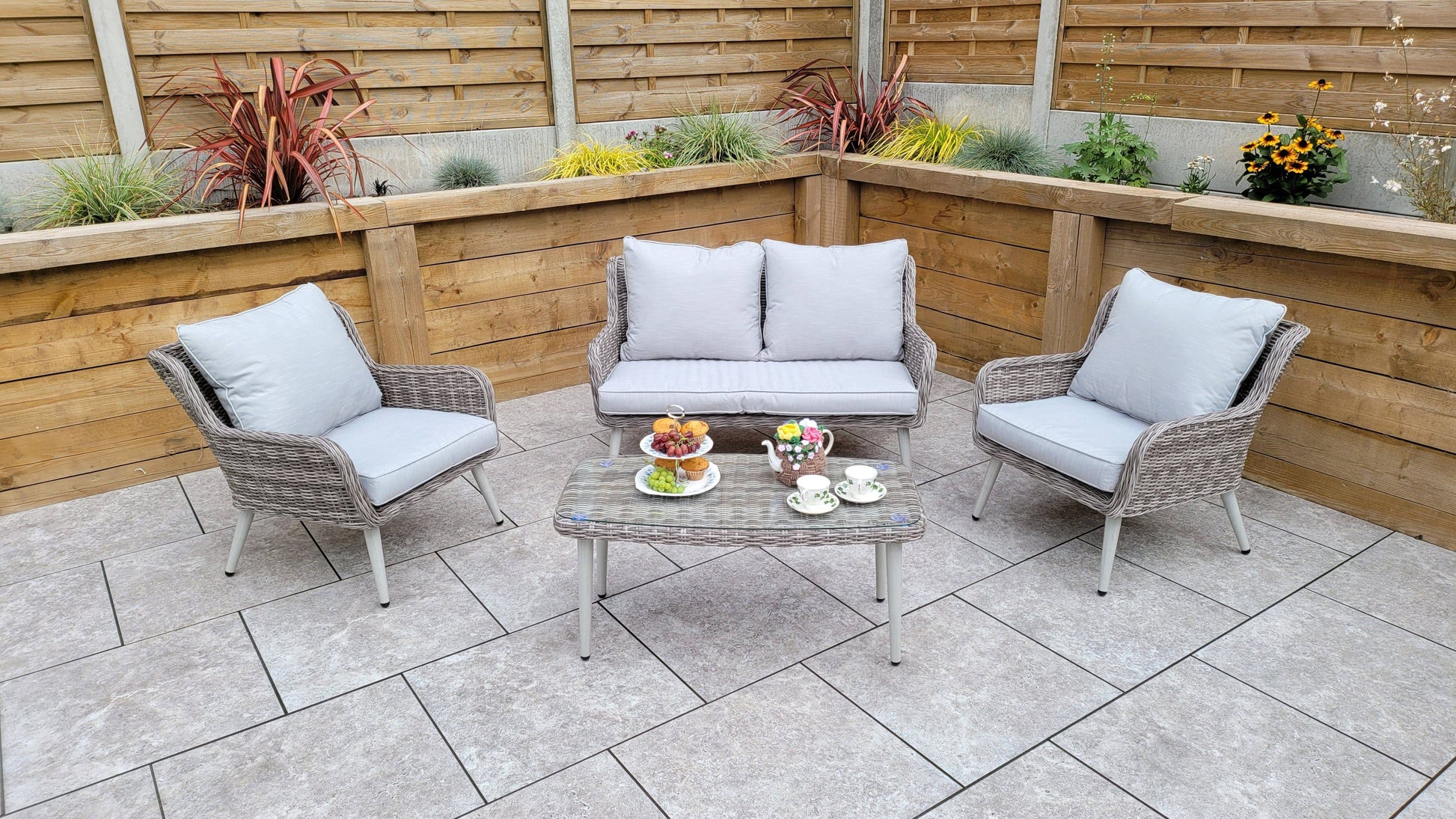 Danielle 4 Seat Sofa Set - Blythe Living