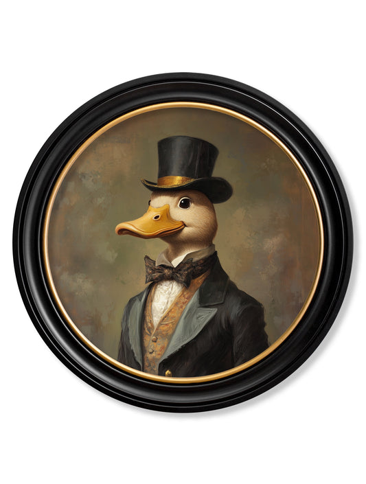 Captain Quackmore - Oxford round frame - Blythe Living
