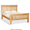 Salisbury Oak Slatted Bed Frame - Blythe Living