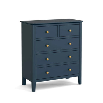 Harrogate Blue 2 Over 3 Chest of Drawers - Blythe Living