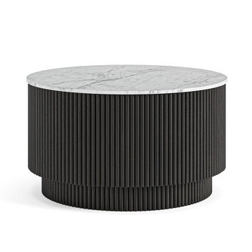 Lucas Coffee Table with Marble Top - Blythe Living