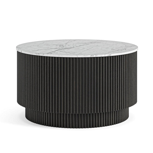 Lucas Coffee Table with Marble Top - Blythe Living