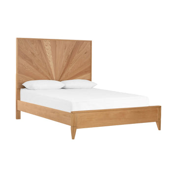 Viento Oak Bed Frame - Blythe Living