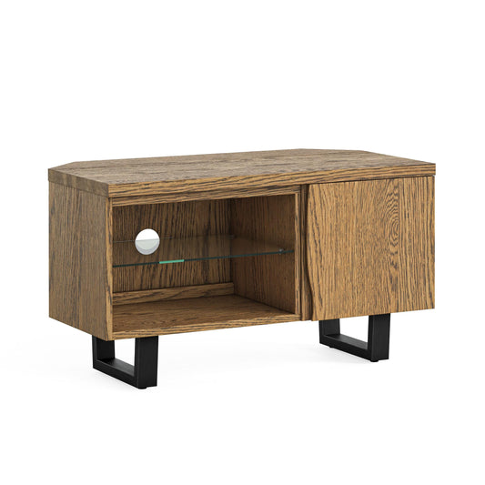 Jersey Oak Corner TV Unit - Blythe Living
