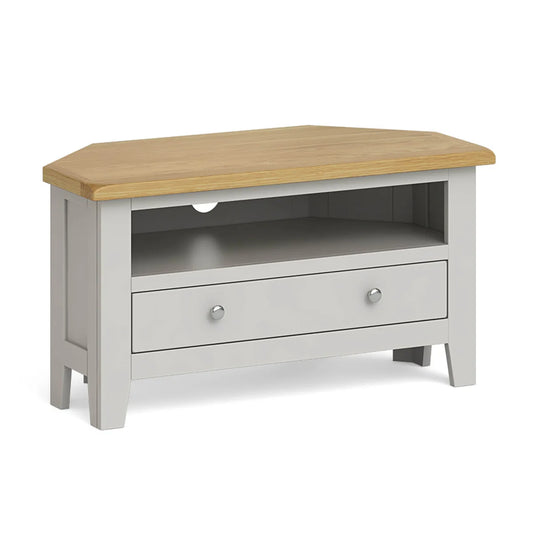 Guildford Grey 90cm Corner TV Stand