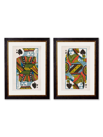 c1888 King & Queen of Spades - Blythe Living