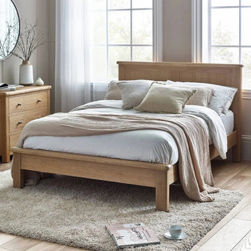 Memphis Limed Oak Bed - Blythe Living