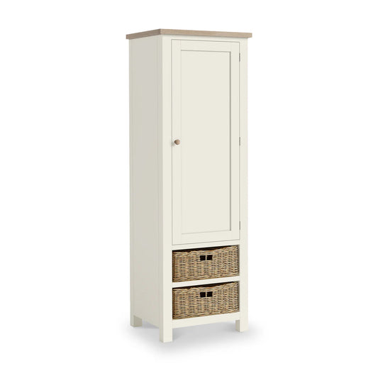 Modern Country 3 Drawer Larder - Coconut White
