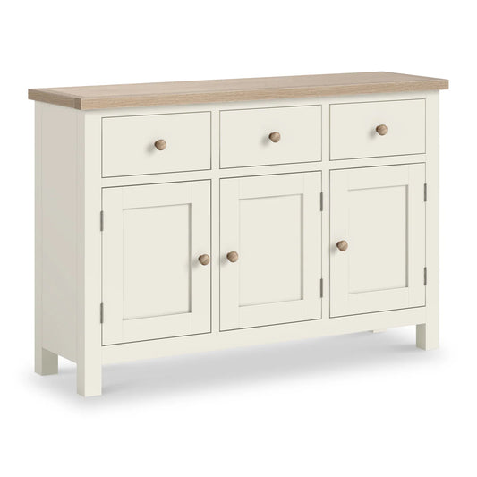 Modern Country Large Sideboard - Coconut White