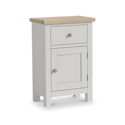 Modern Country Oak Stone Grey Cupboard with Drawers