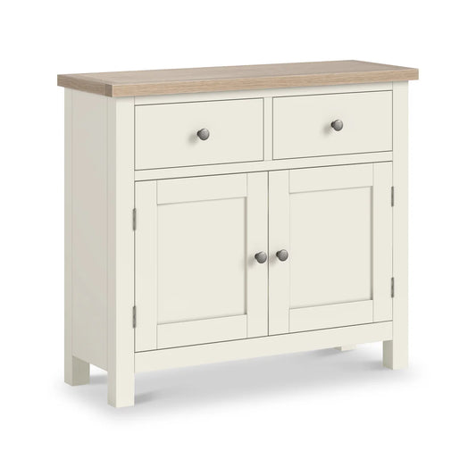 Modern Country Trelan Painted Oak White Small Sideboard