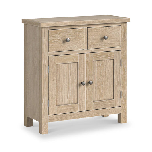 Modern Country Washed Oak Mini Sideboard