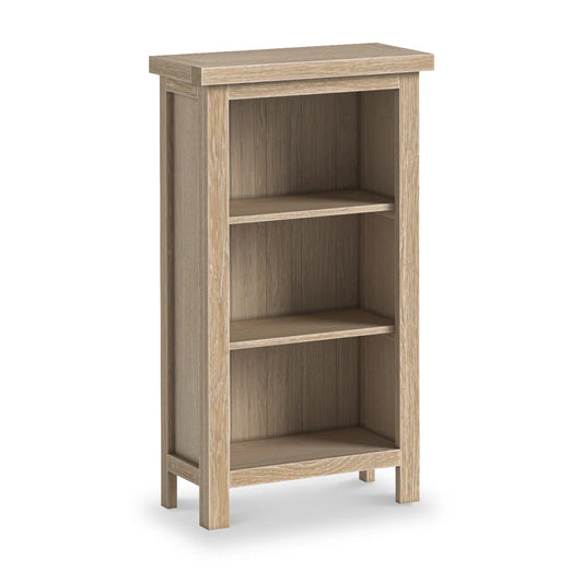Modern Country Washed Oak Small Bookcase