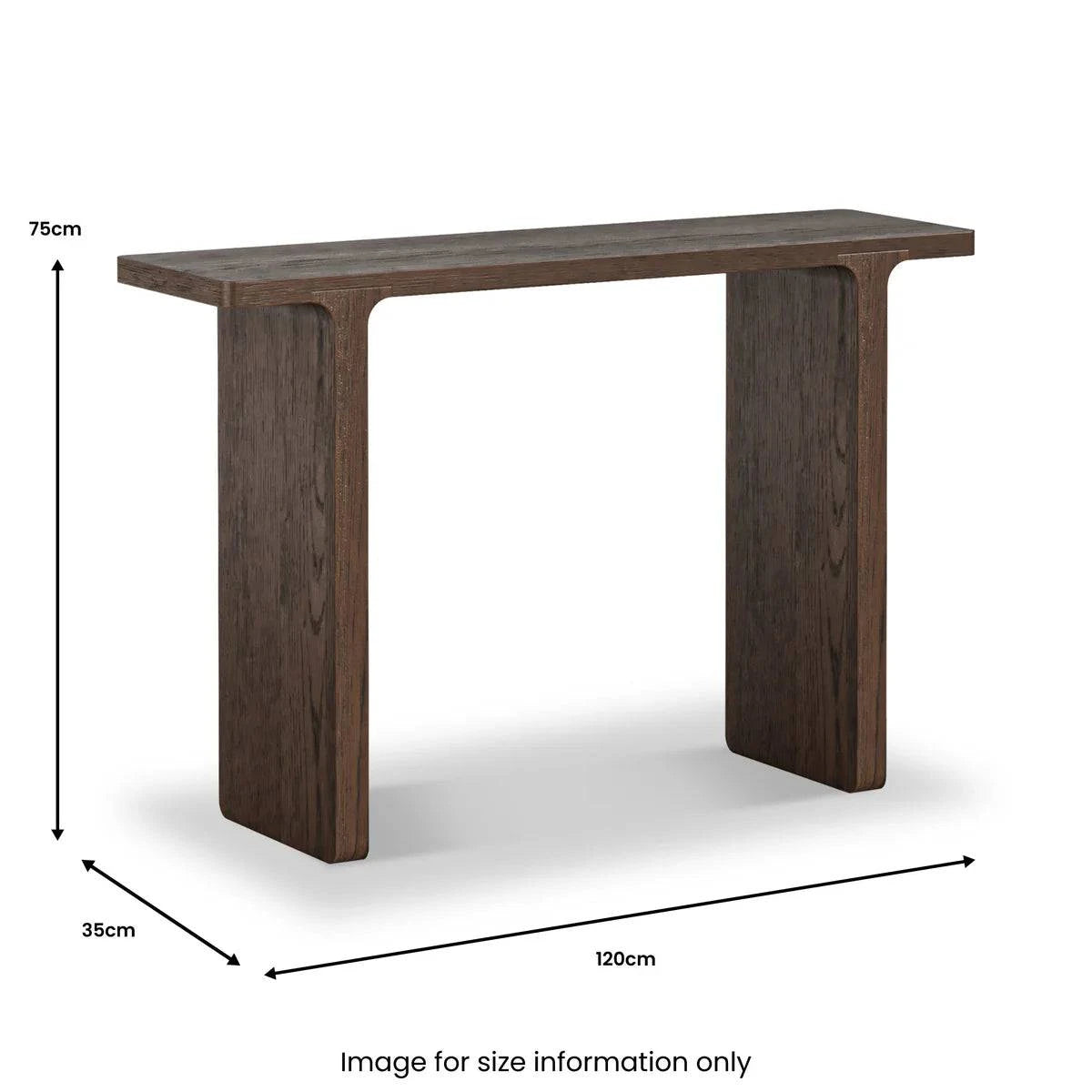 California Oak Console Table - Blythe Living