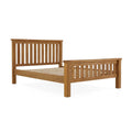 Salisbury Oak Slatted Bed Frame - Blythe Living