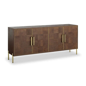 Gambit Oak Extra Large Sideboard - Blythe Living