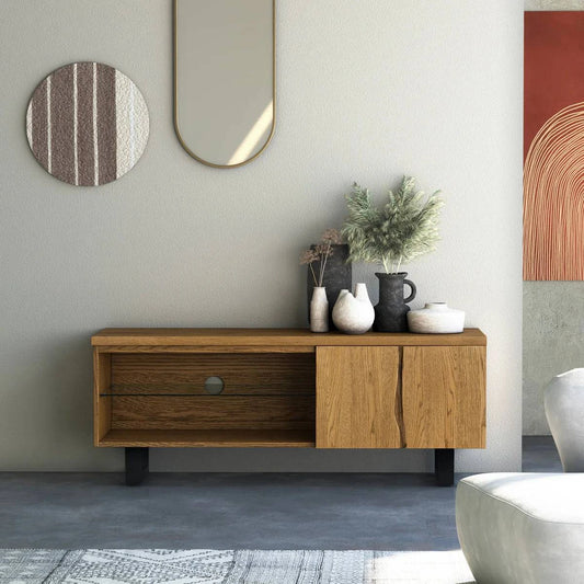 Jersey Oak Large TV Unit - Blythe Living