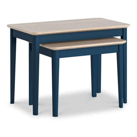 Marlow Navy Nest of Tables - Blythe Living