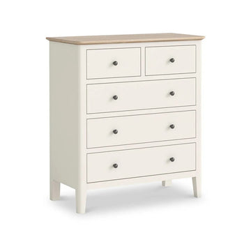 Marlow White 2 Over 3 Chest - Blythe Living
