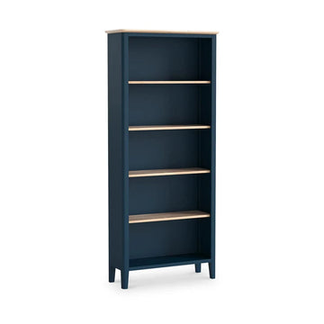 Marlow Navy Large Bookcase - Blythe Living