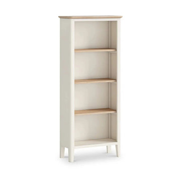Marlow White Slim Bookcase - Blythe Living