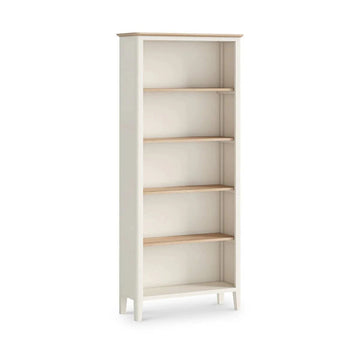 Marlow White Large Bookcase - Blythe Living