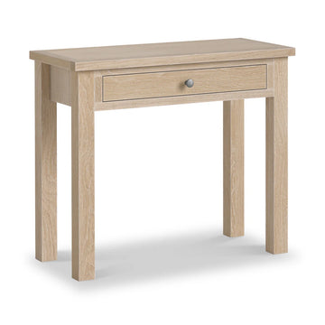Modern Country Washed Oak Single Drawer Dressing Table